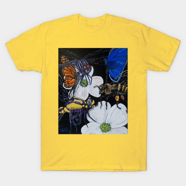 Dancing in the dogwoods T-Shirt by Kevin Tickel